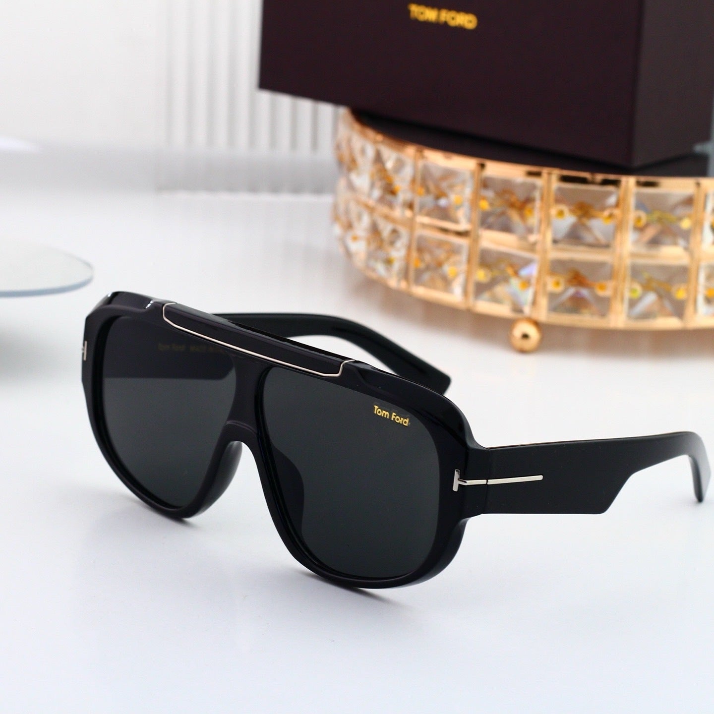 Lentes de sol diseño visor aviador