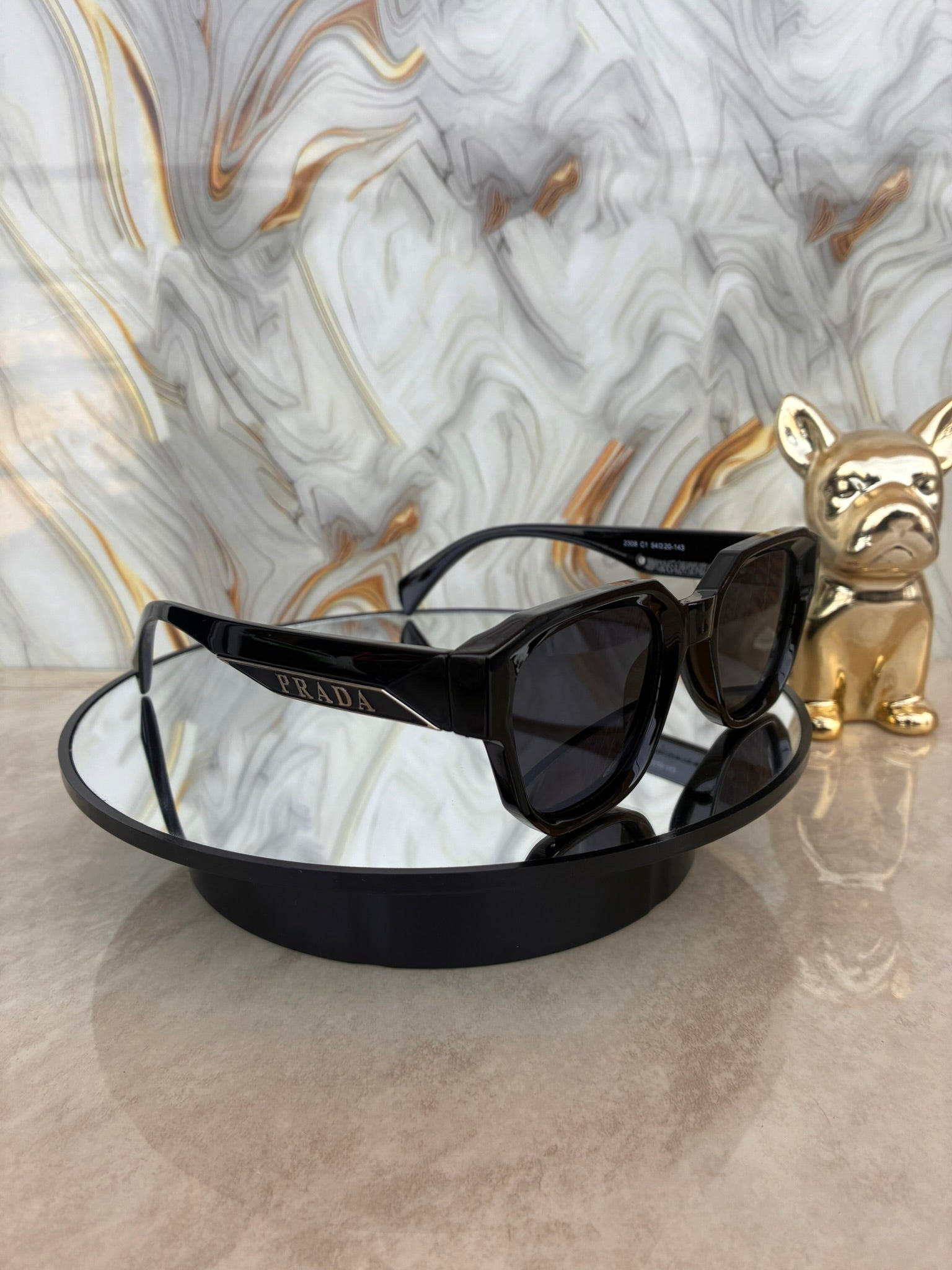 🕶️ LENTES DE SOL PRADA Cuadrado Filtro UV + polarizado