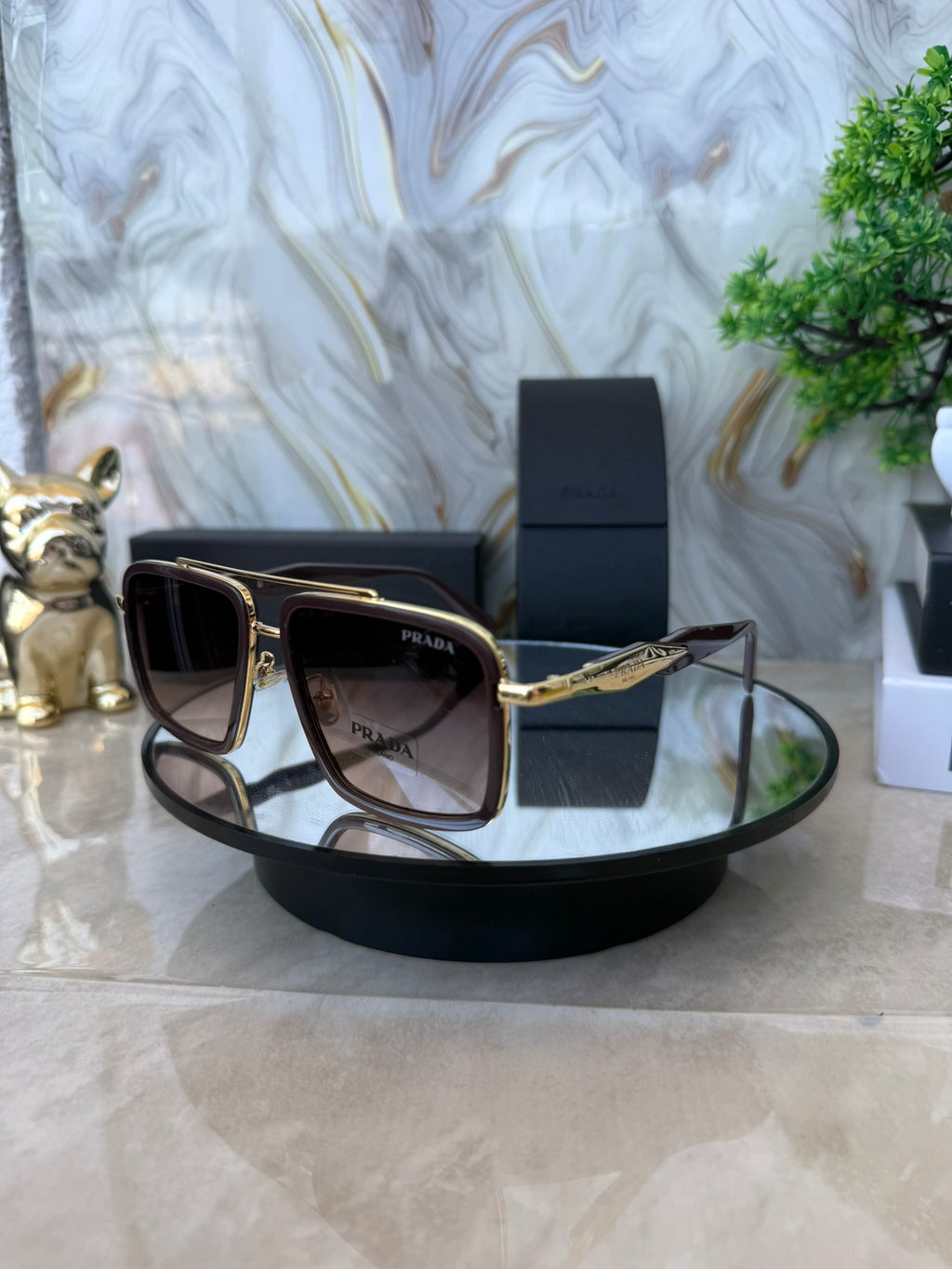 🕶️ Lentes de Sol Elegantes Prada Aviador