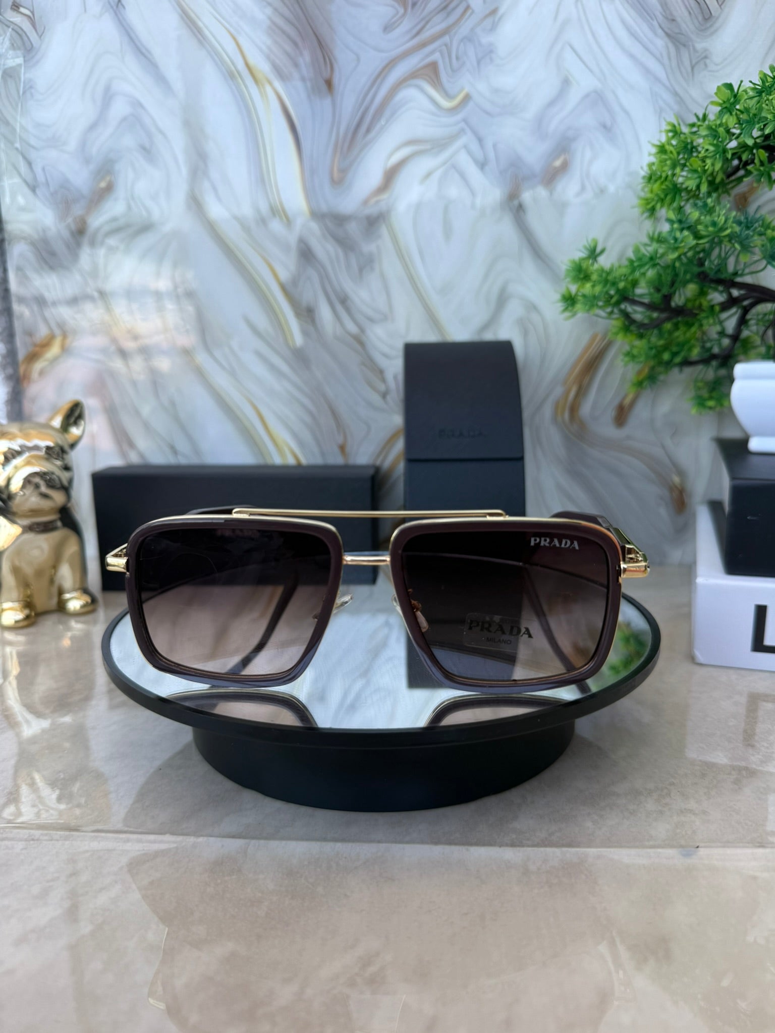 🕶️ Lentes de Sol Elegantes Prada Aviador