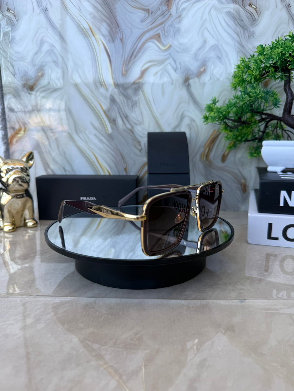 🕶️ Lentes de Sol Elegantes Prada Aviador