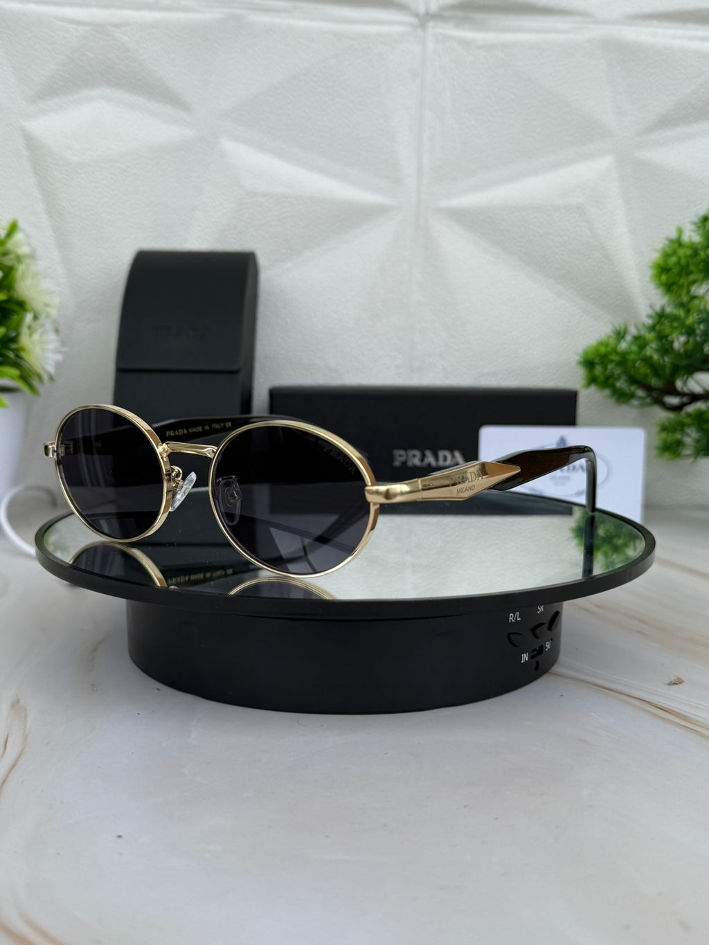 🕶 Lentes Ovalados Prada de lujo / Tendencia