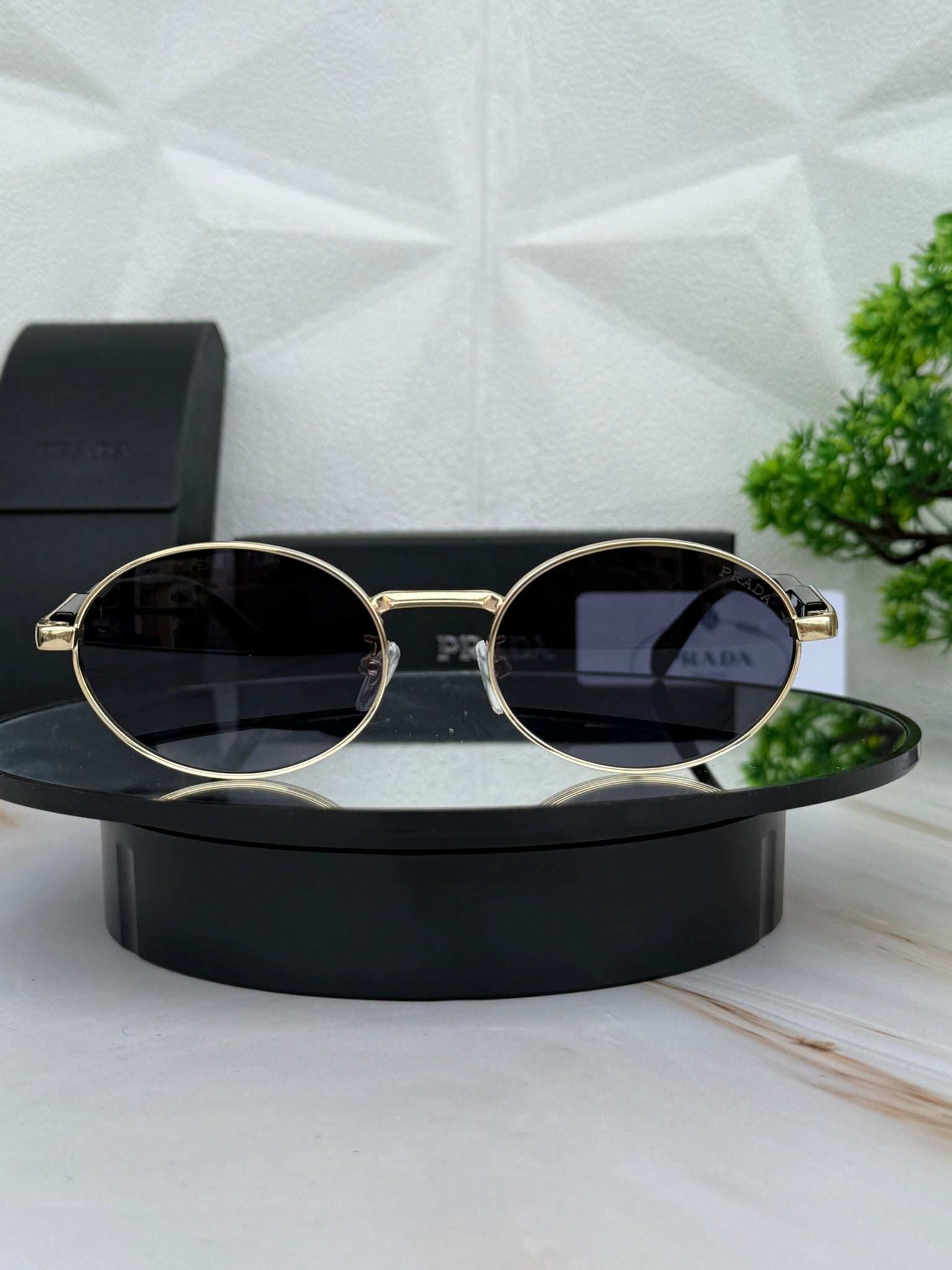 🕶 Lentes Ovalados Prada de lujo / Tendencia