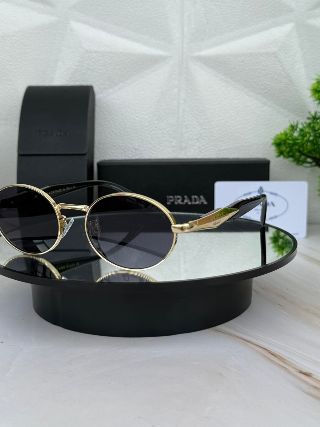 🕶 Lentes Ovalados Prada de lujo / Tendencia