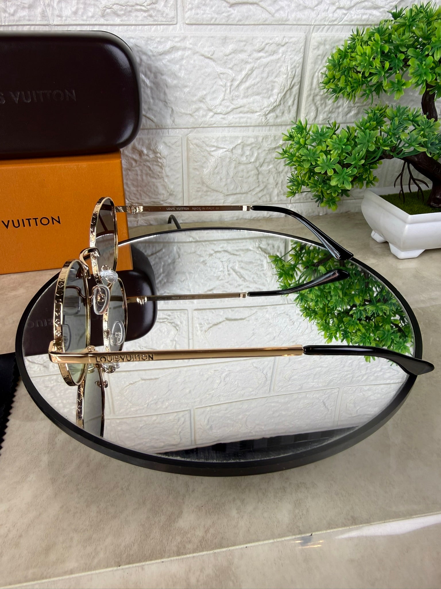 Lentes de sol LV Redondo