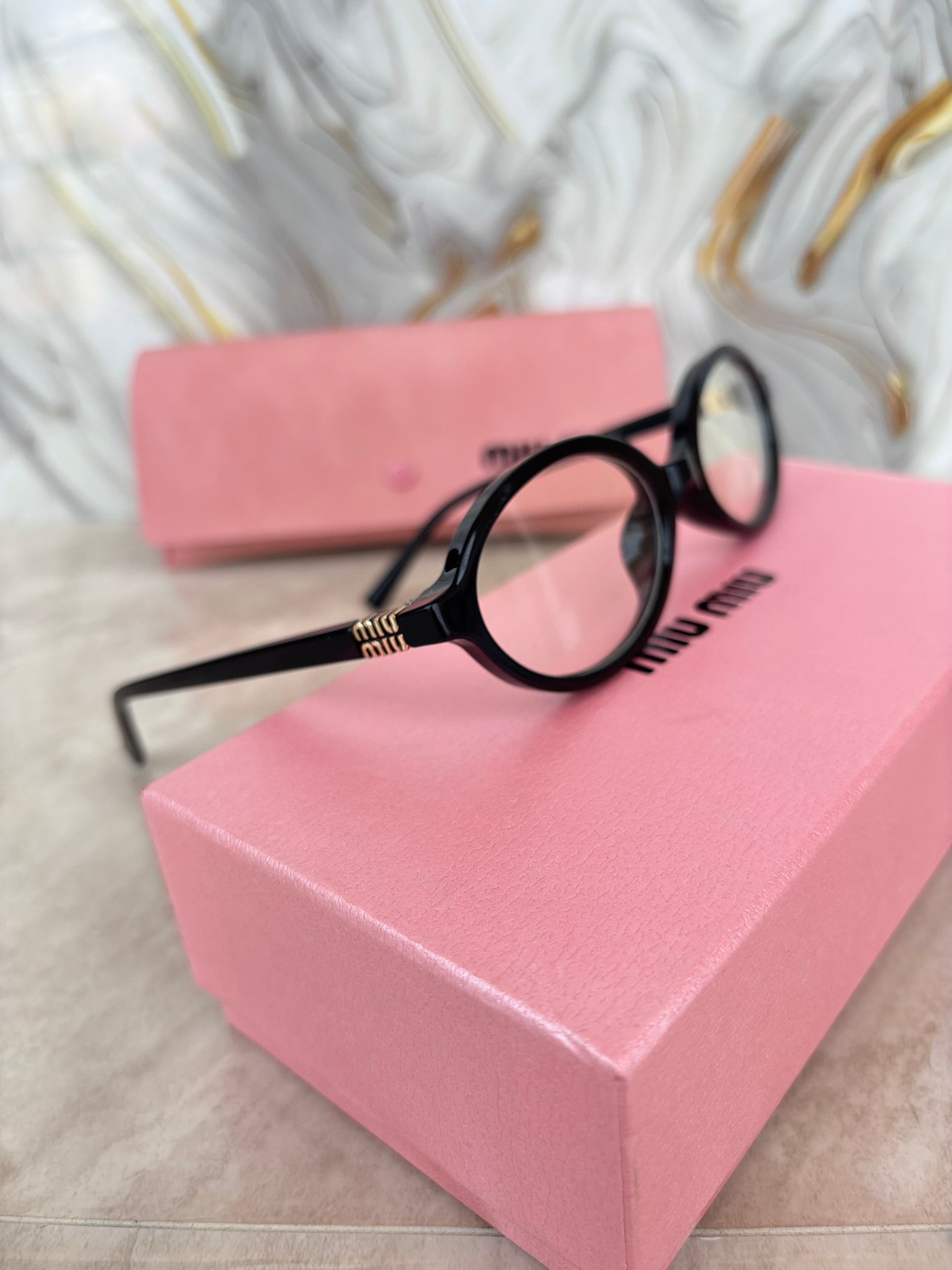 Lentes Ópticos Redondos Estilo Retro Chic – Negro Premium