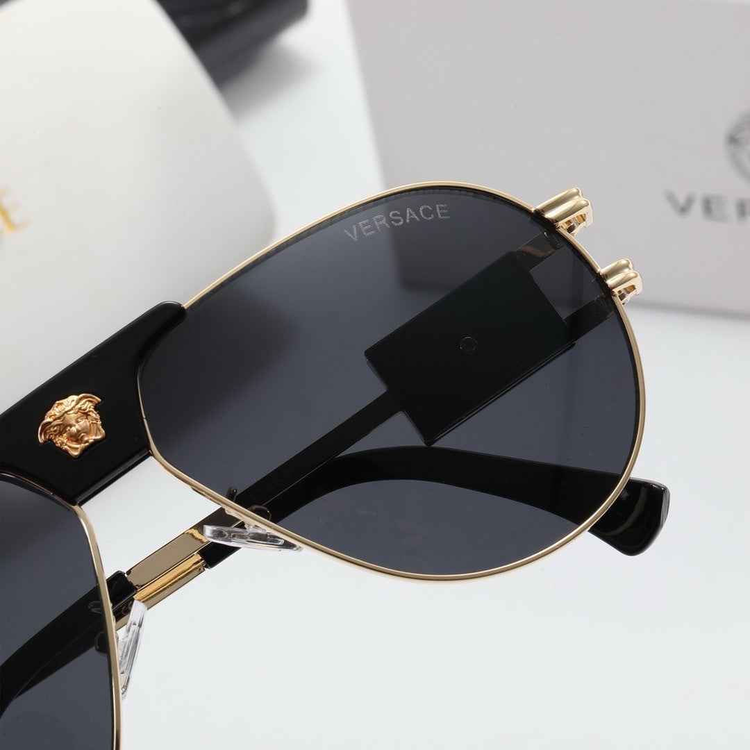 Lentes de sol modelo aviador con protección UV – gafas clásicas unisex estilo moderno