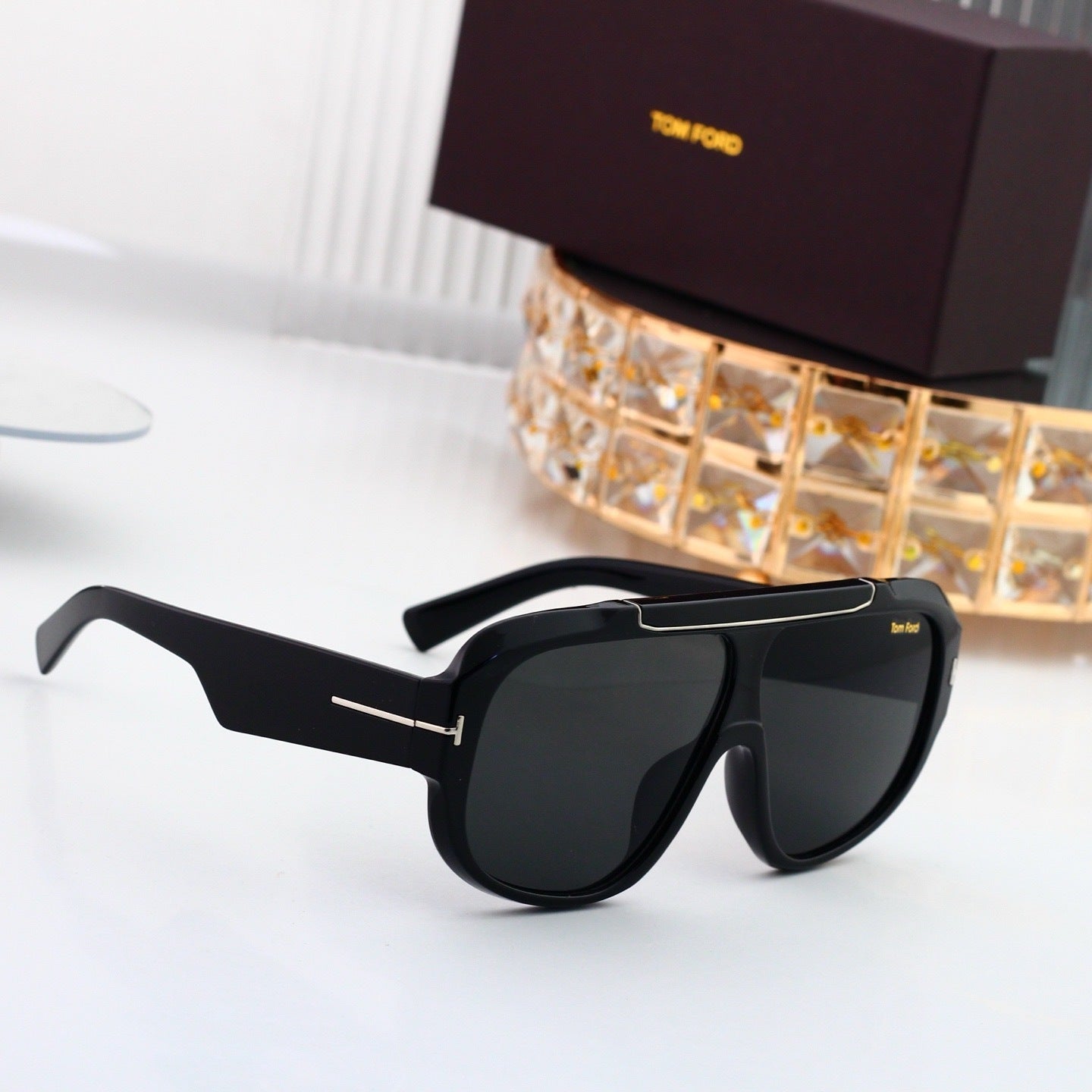 Lentes de sol diseño visor aviador