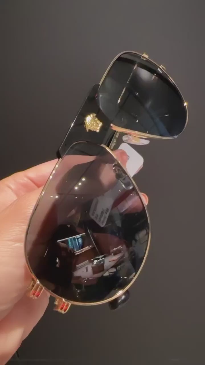 Lentes de sol modelo aviador con protección UV – gafas clásicas unisex estilo moderno